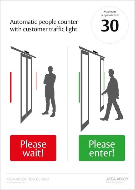 Keep your footfall in line with ASSA ABLOY Flow Control